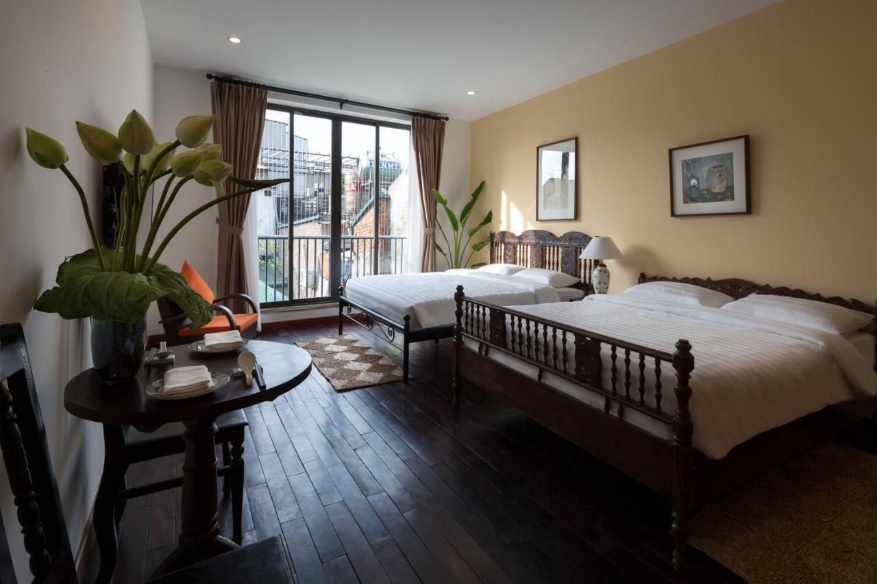 Centraltique Downtown - Bespoke Colonial House Near Hoan Kiem Lake Hanoi Bagian luar foto